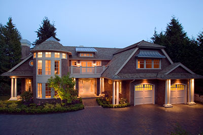 night time image of home